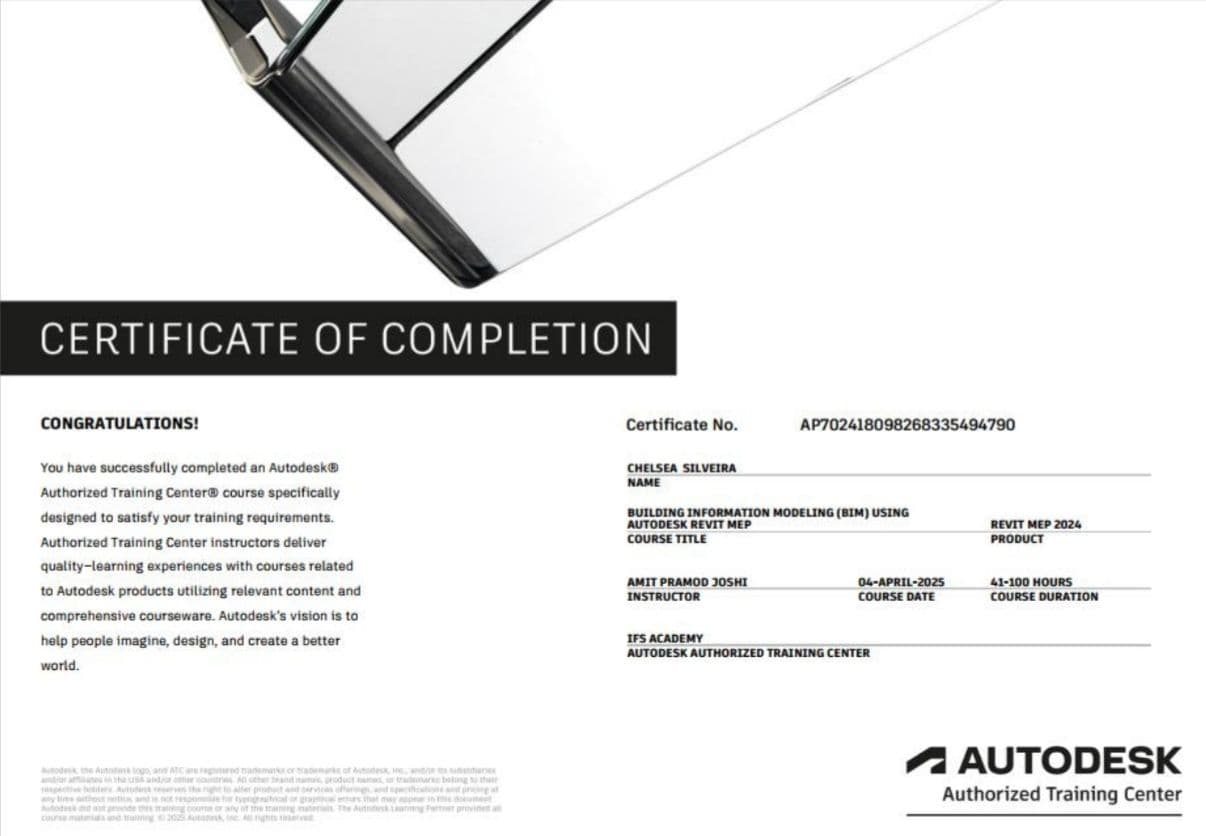 Chelsea graduated from KBP polytechnic