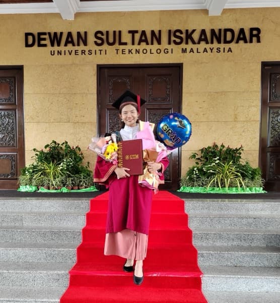 Yi Fei graduated from Universiti Teknologi Malaysia