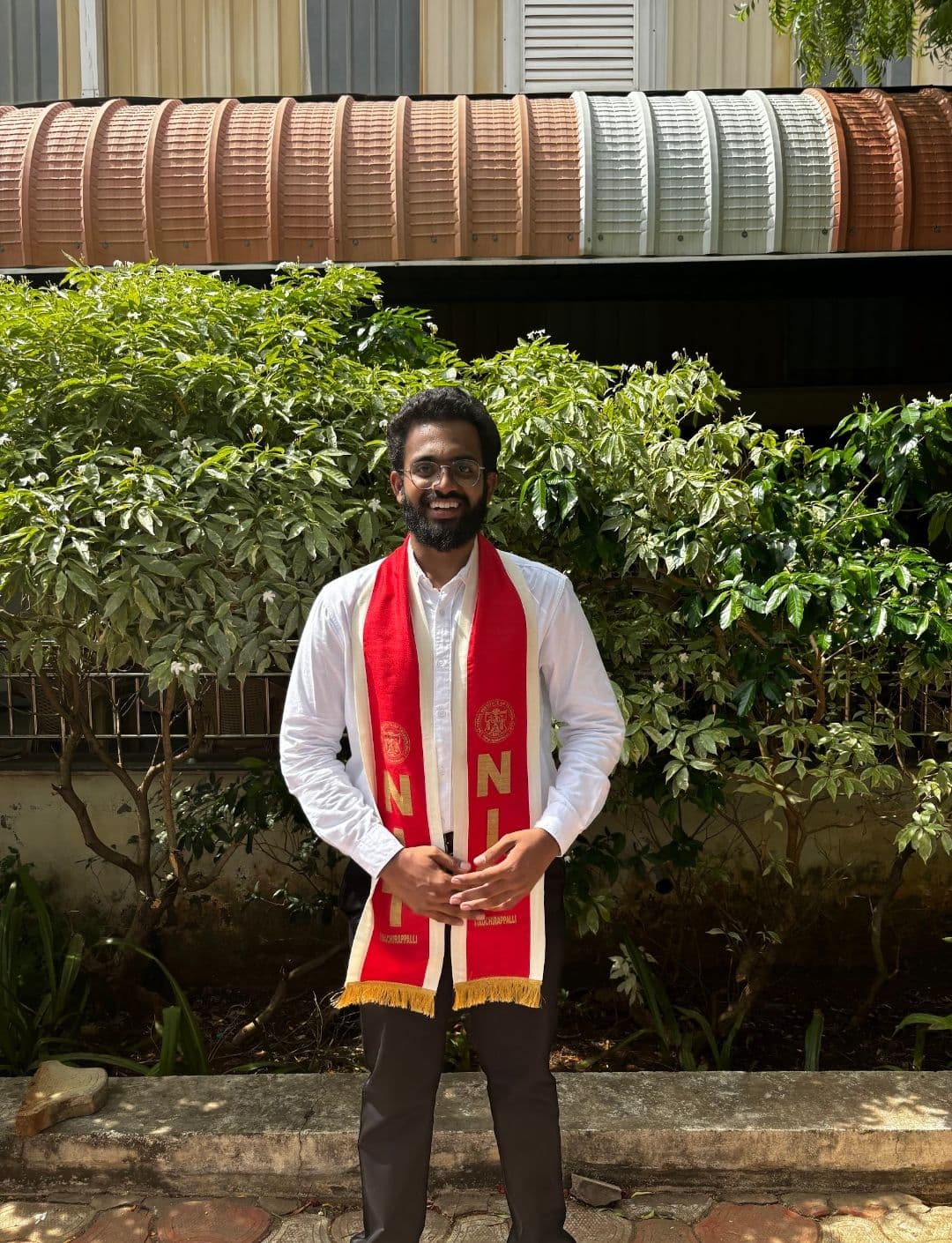 Chintha Lohith graduated from National Institute of Technology, Tiruchirapalli 