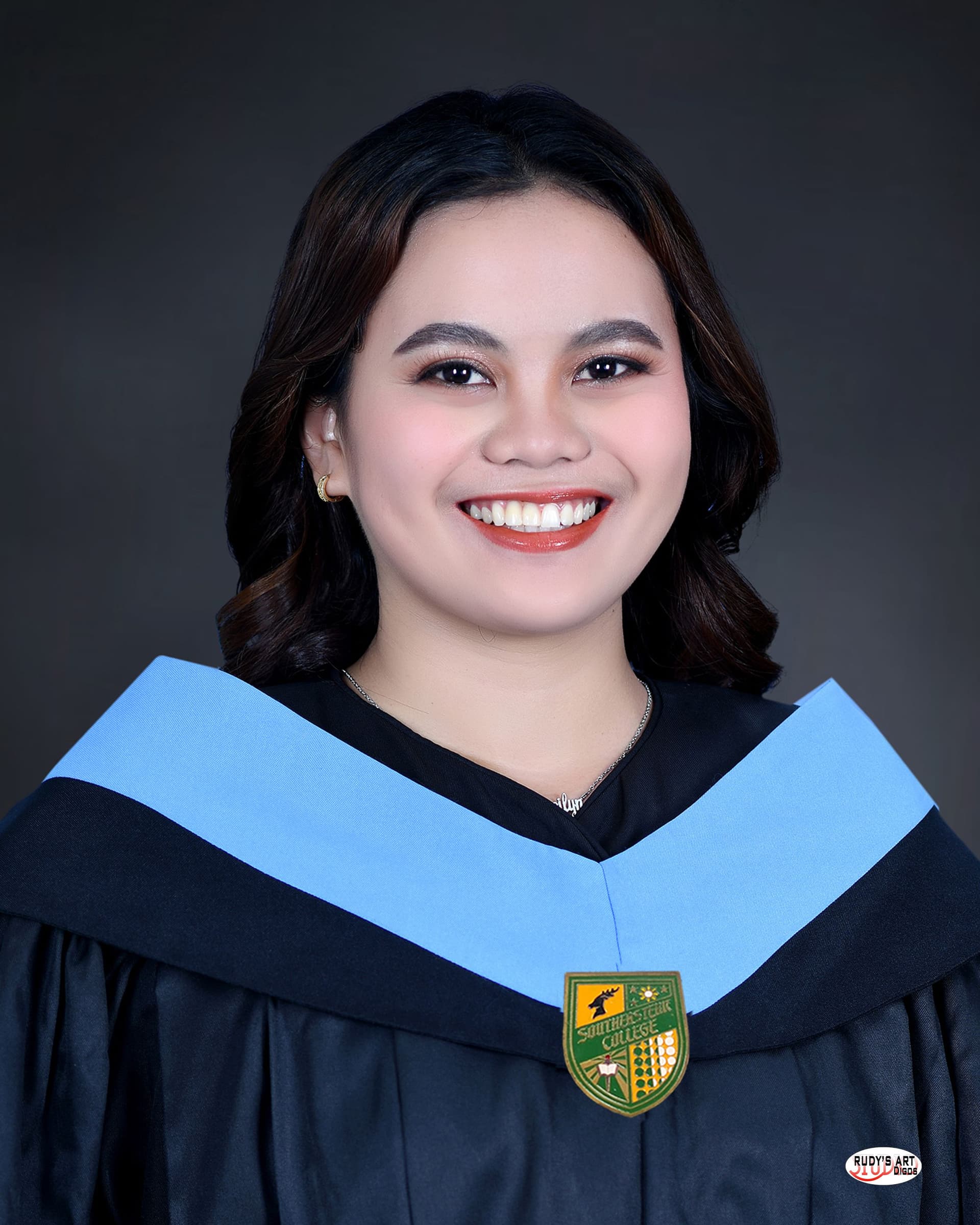 Rocilyn  graduated from Southeastern College of Padada