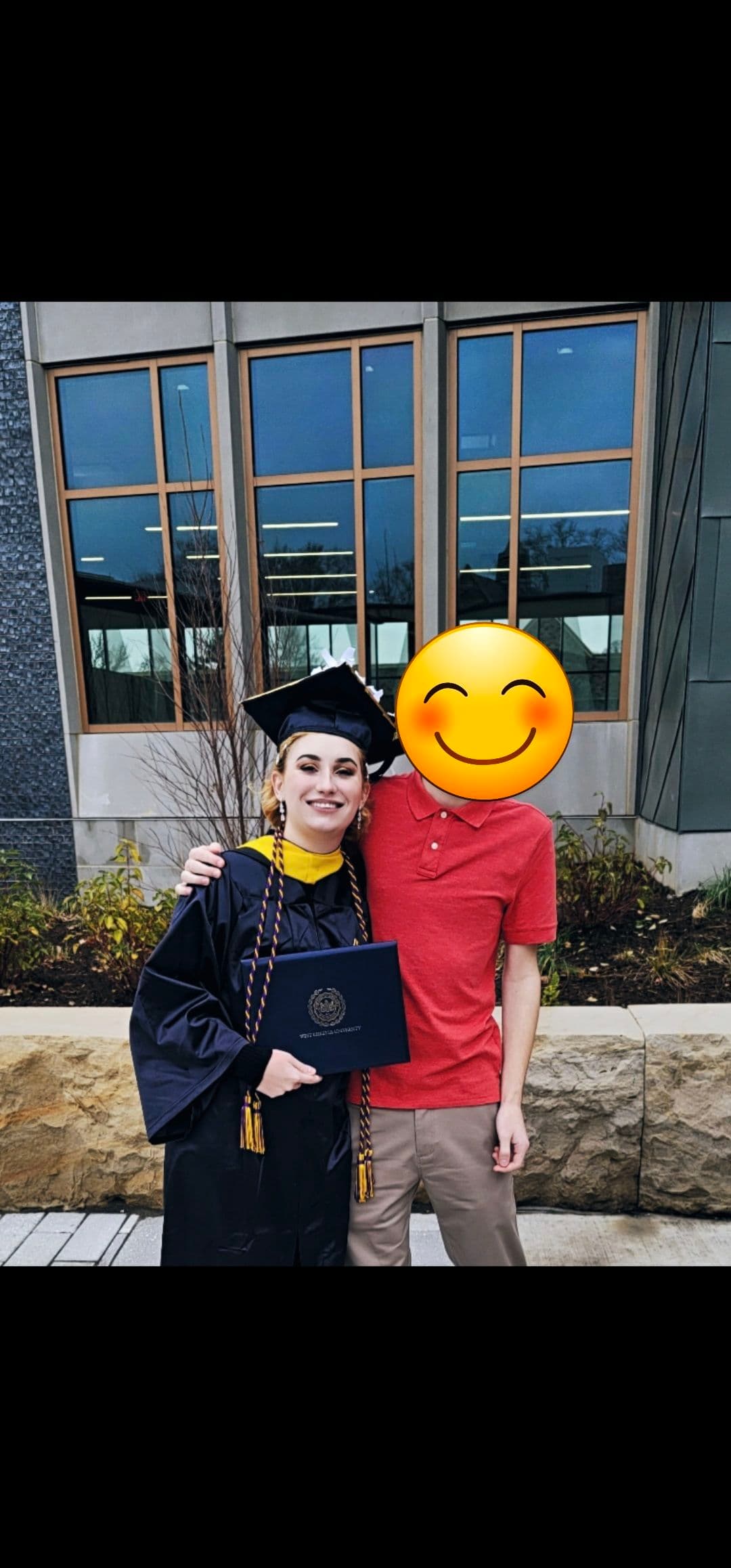 Chloe graduated from West Chester University 