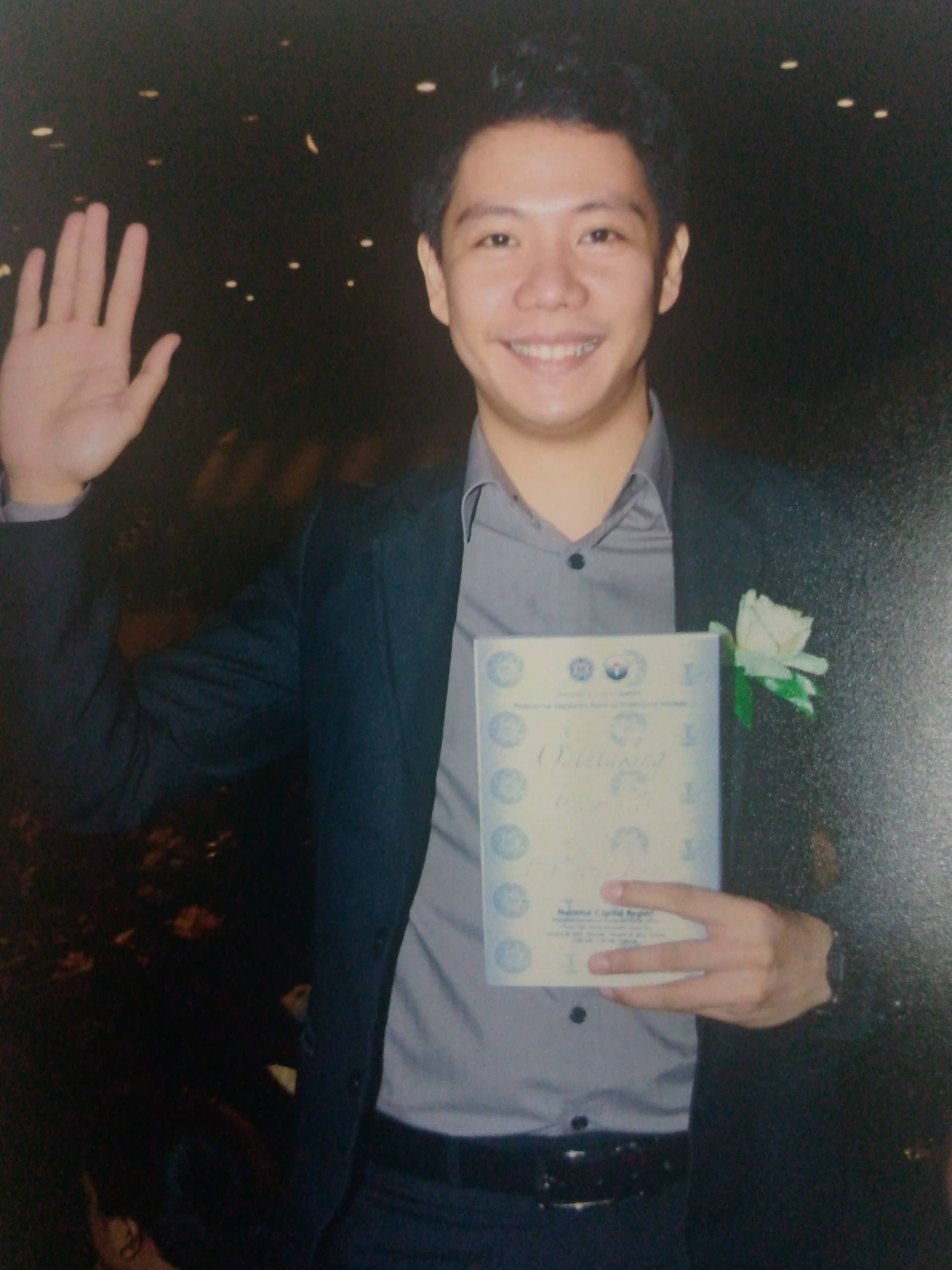 Jose Paulo graduated from ICTT