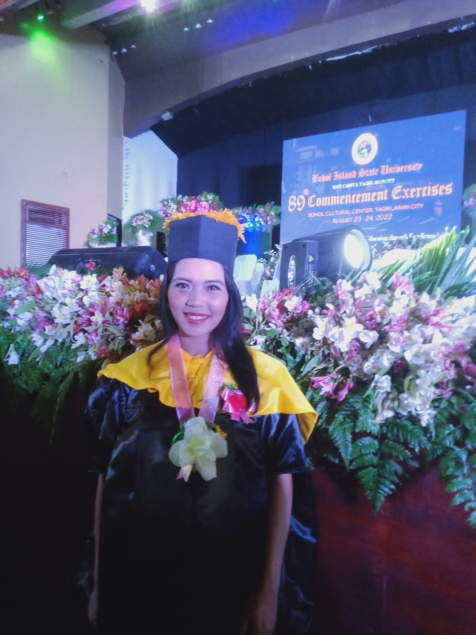 Mary Rose  graduated from Bohol Island State University 