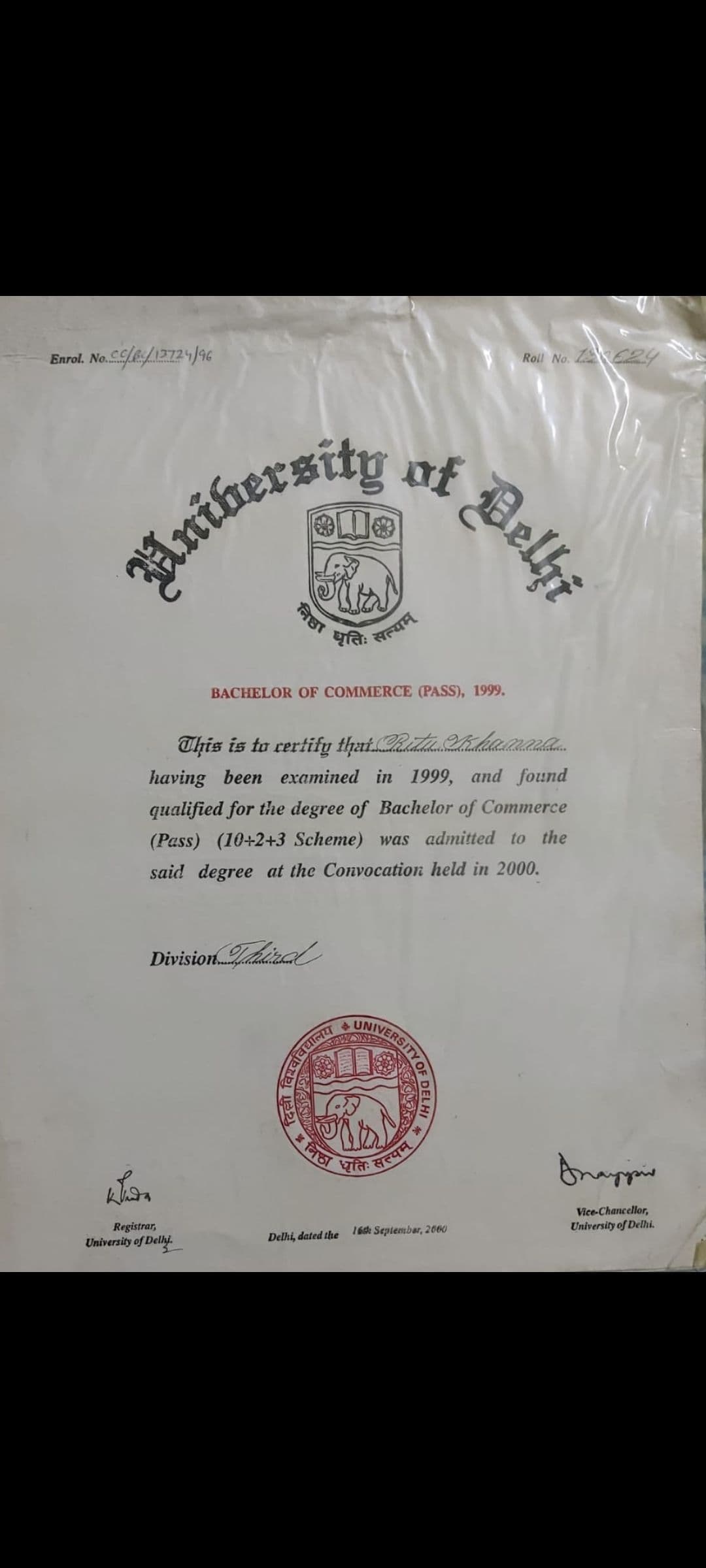 Ritu graduated from Aacharya Shri Tulsi Preksha Dhyan Kendra