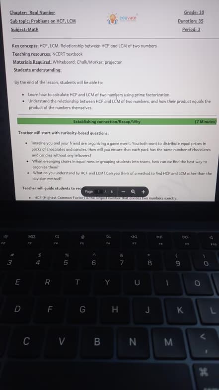 Mathematics learning materials by Animesh 