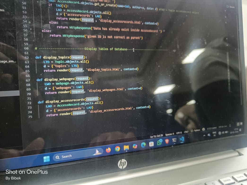 Live performance with Coding by Bibek 