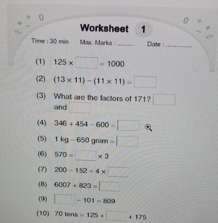 Mathematics learning materials by Rupal 