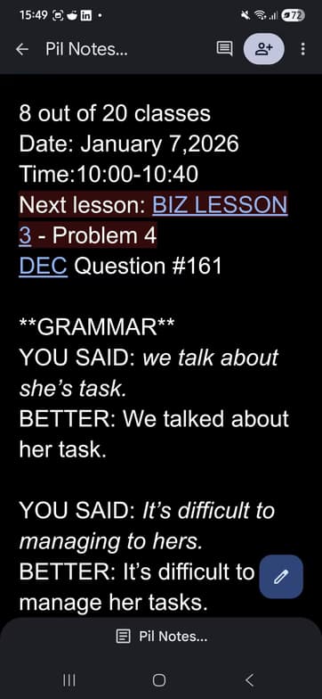 ESL learning materials by Glaiza  