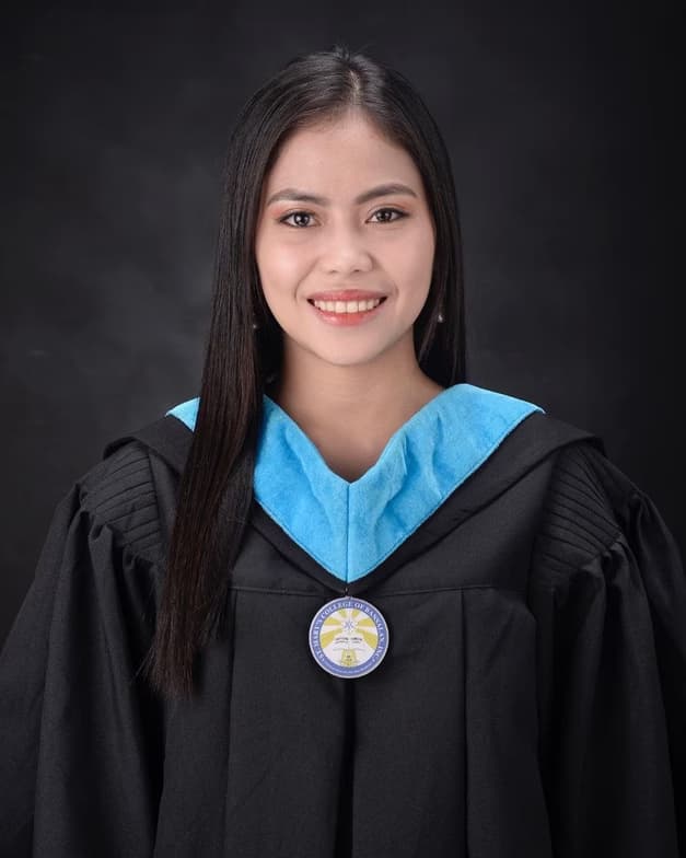 Graduation ceremony photo of Mariel