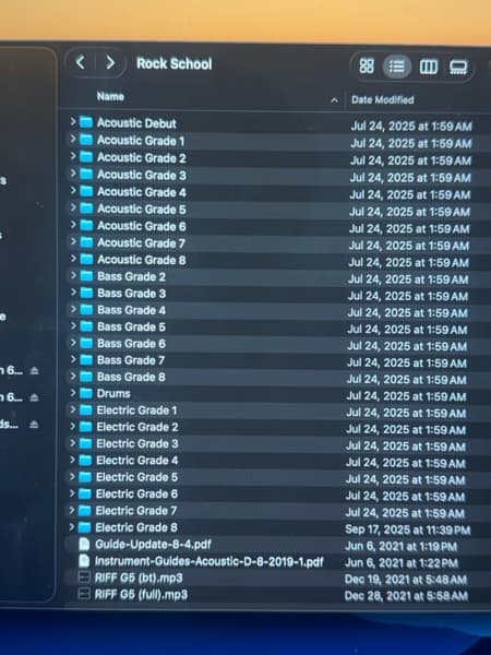 Guitar learning materials by Jon 