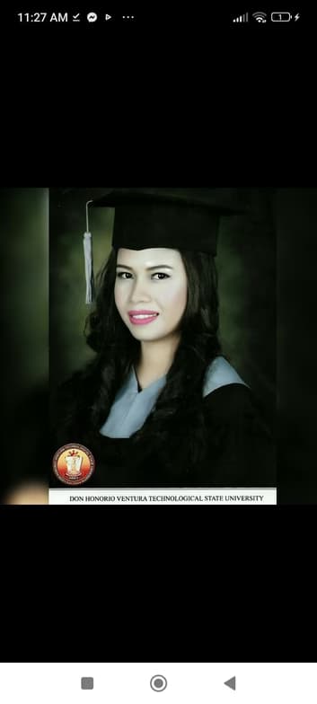 Graduation ceremony photo of Ronalyn  