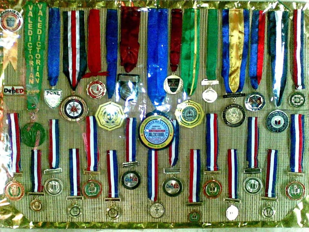 Graduation ceremony photo of Orlando Jr. 