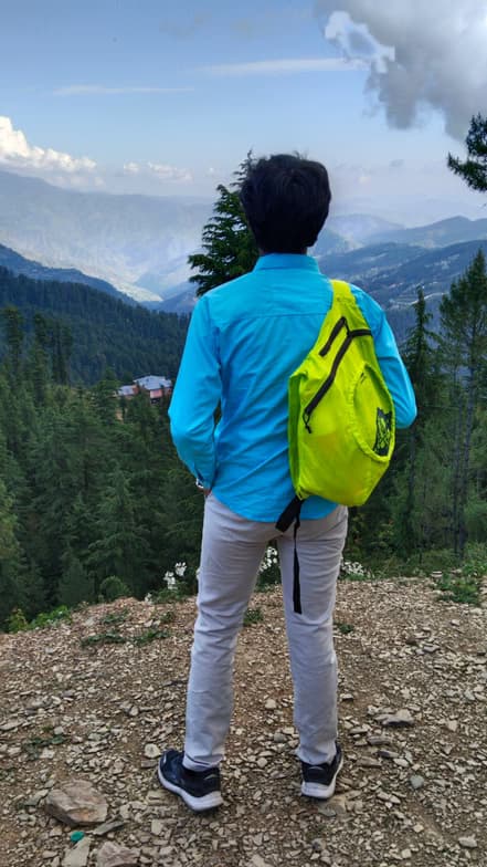 Travel snapshot of Kamran during a trip 