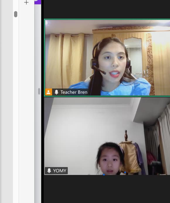 Brenda conducting a lesson 