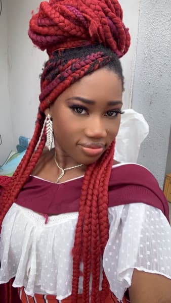 Graduation ceremony photo of Oluwaseun 