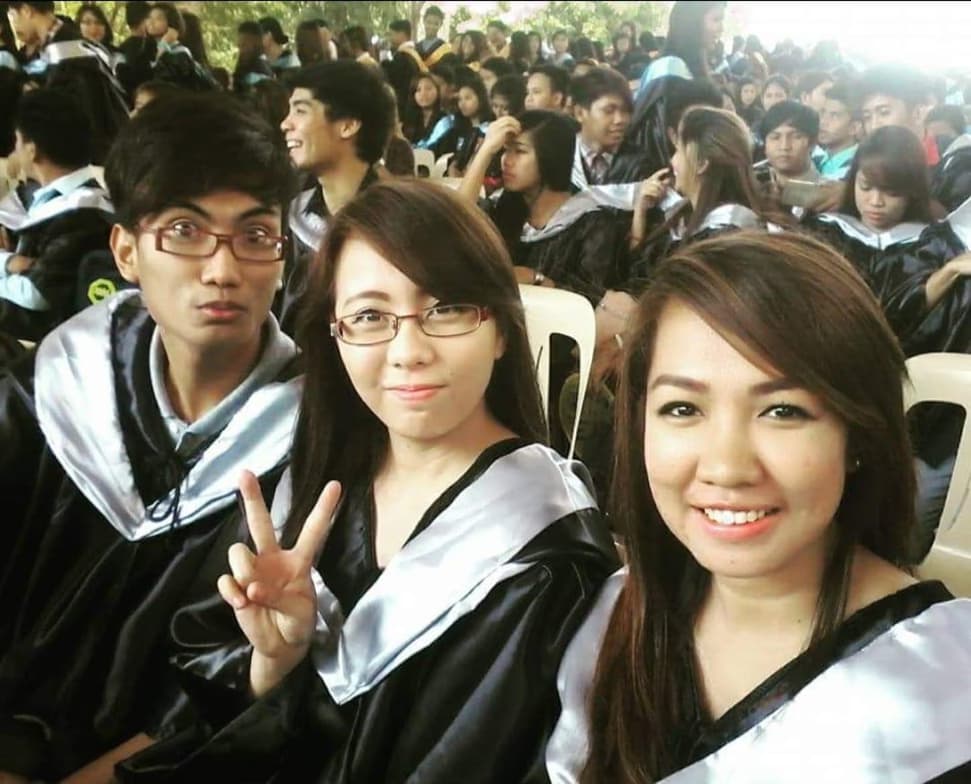 Graduation ceremony photo of Mark Jay