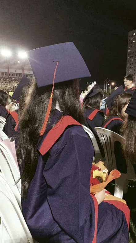 Graduation ceremony photo of Vanshika  