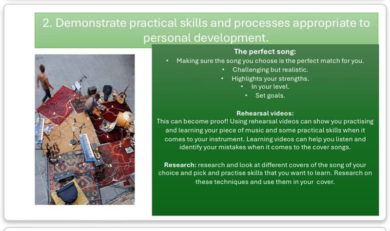 Singing learning materials by Mia  