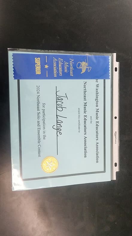 Verified degree or teaching certification of Jacob 