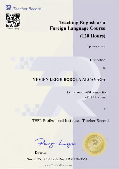 Verified degree or teaching certification of Vevien leigh 