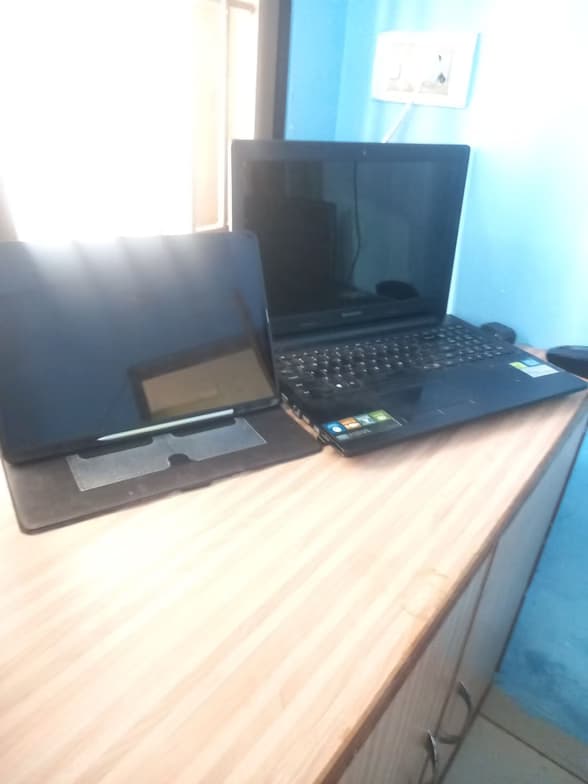 Teaching setup of Aswini for private tutoring 