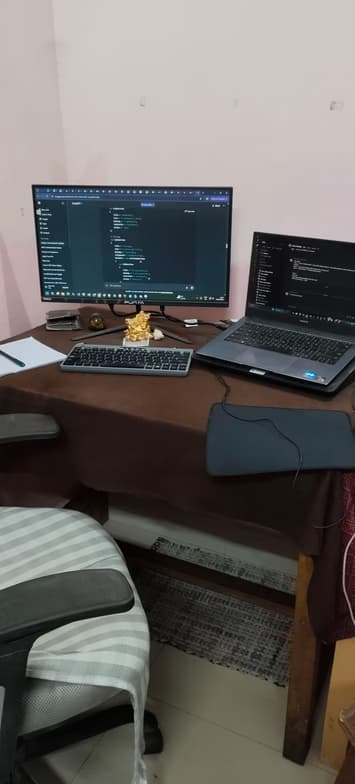 Teaching setup of Deepak Anand  for private tutoring 