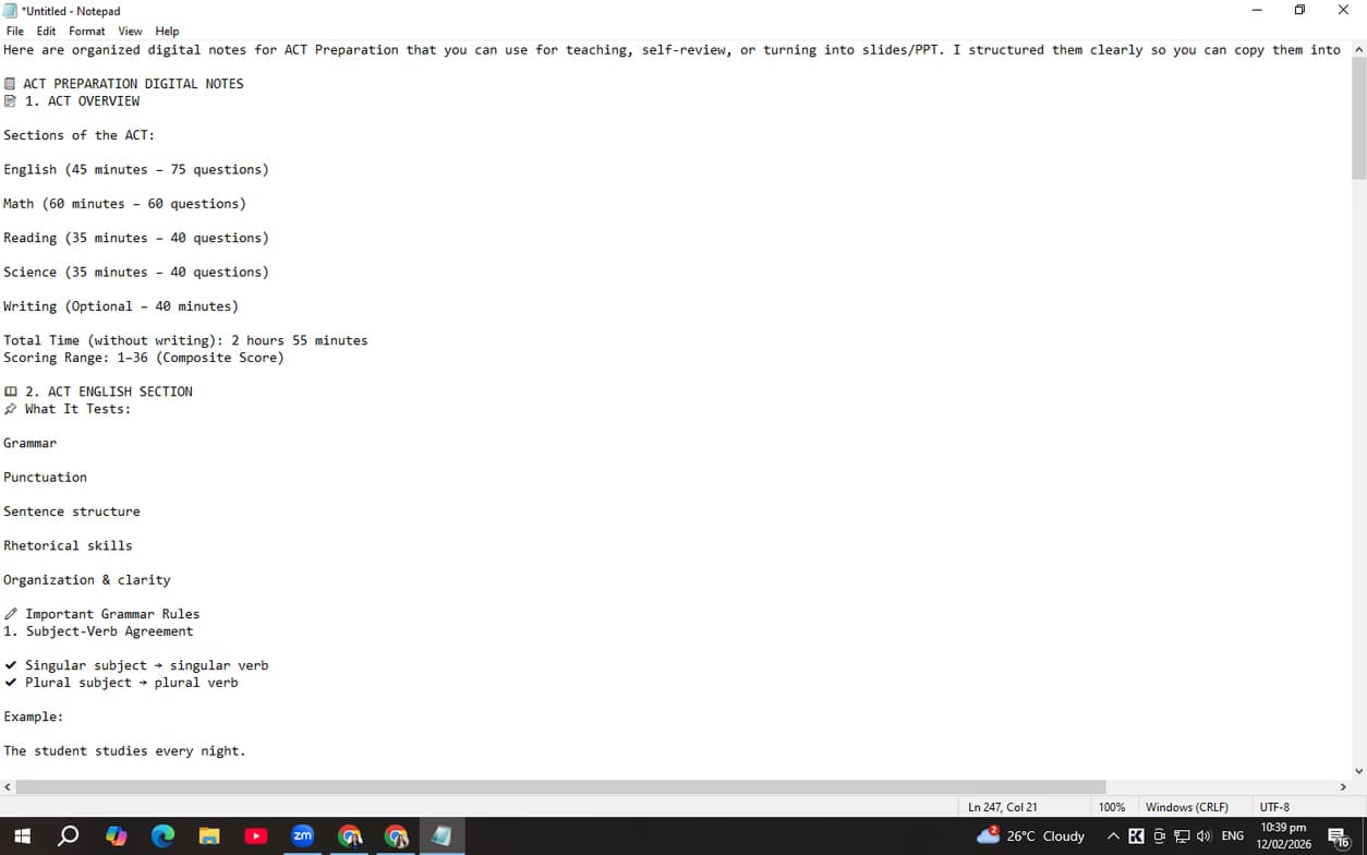 Live performance with ACT by Merna