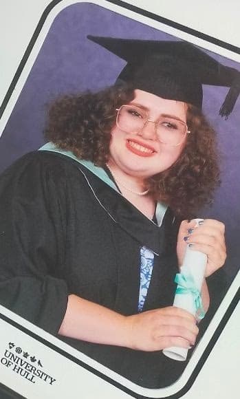 Graduation ceremony photo of Felicity  