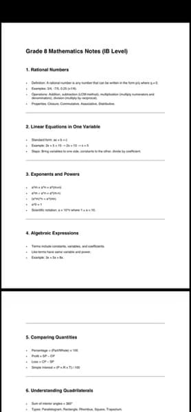 Mathematics learning materials by Harshit 