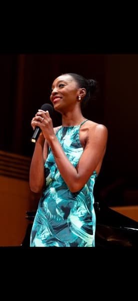 Charis enjoying a hobby outside teaching 