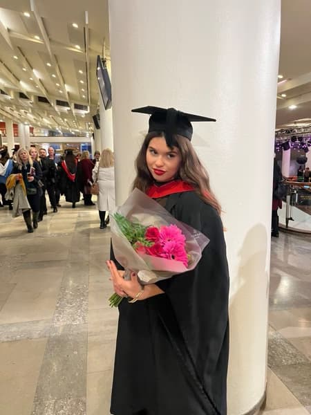 Graduation ceremony photo of Grace  