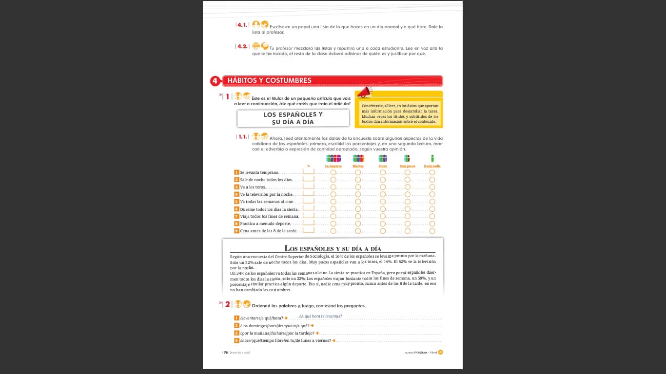 Spanish learning materials by Antonella 