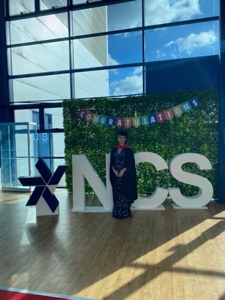 Graduation ceremony photo of Holly Anne 