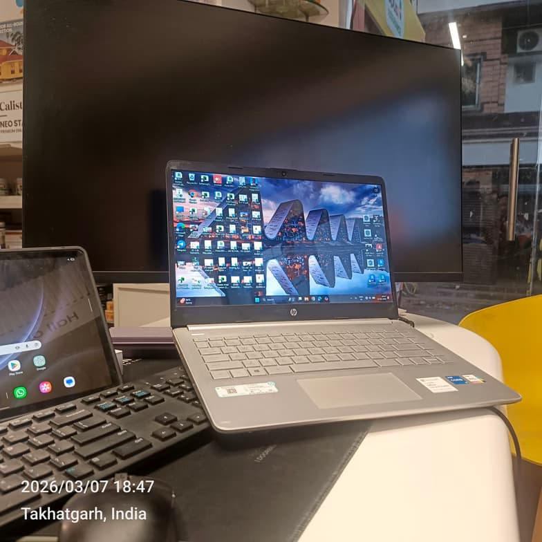 Teaching setup of Vishal for private tutoring