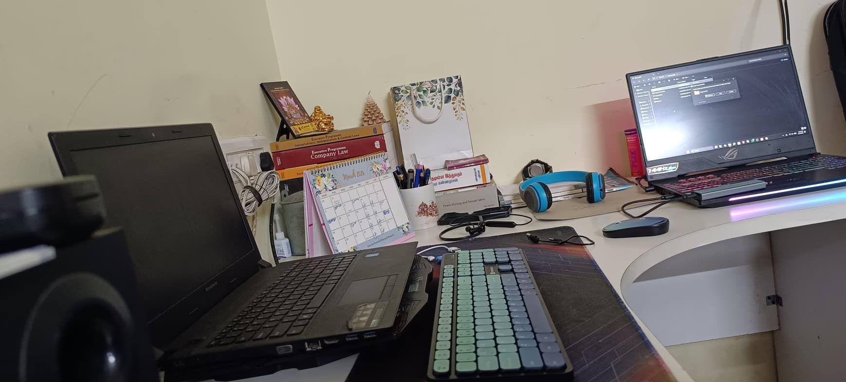 Teaching setup of Vishnu  for private tutoring 