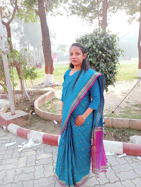 Graduation ceremony photo of Kajal 