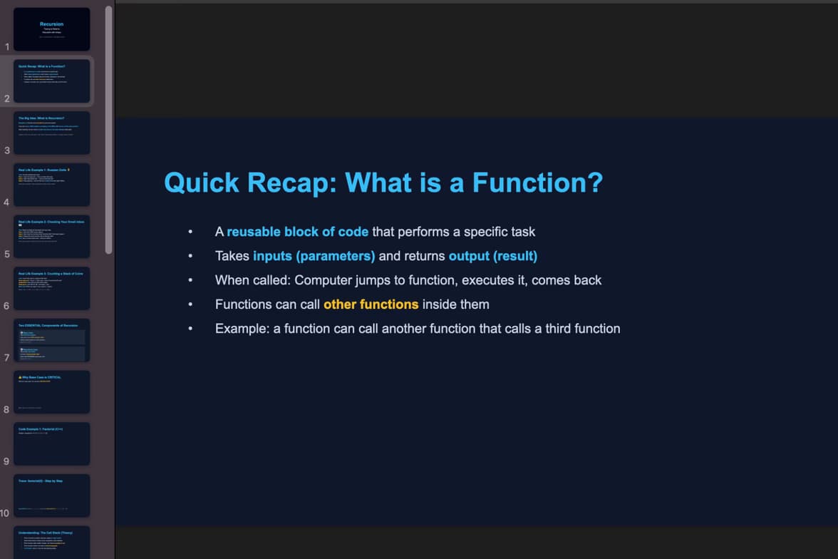 Computer Science learning materials by Mayank 