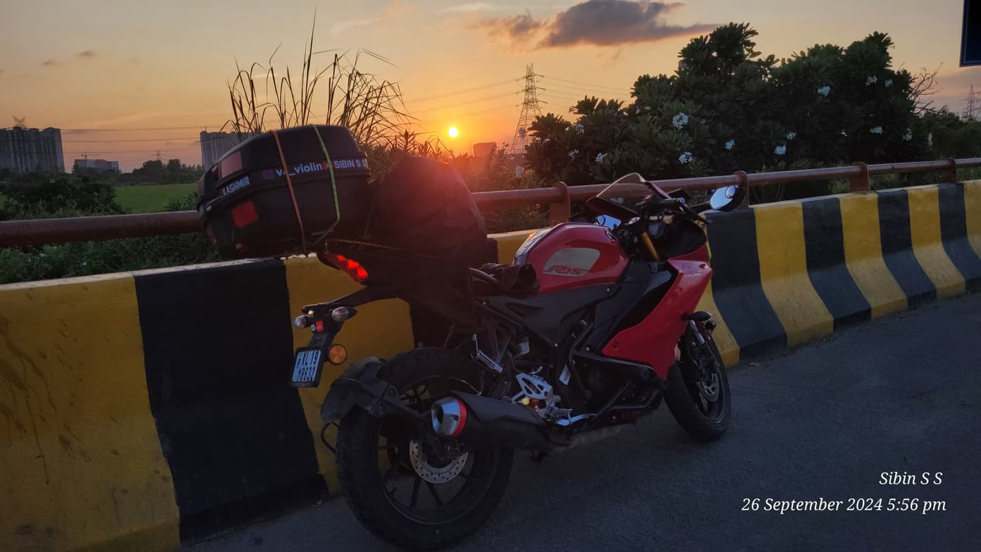 Travel snapshot of Sibin during a trip 