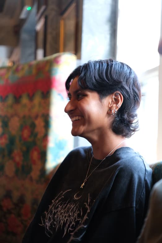 Travel snapshot of Asha during a trip 