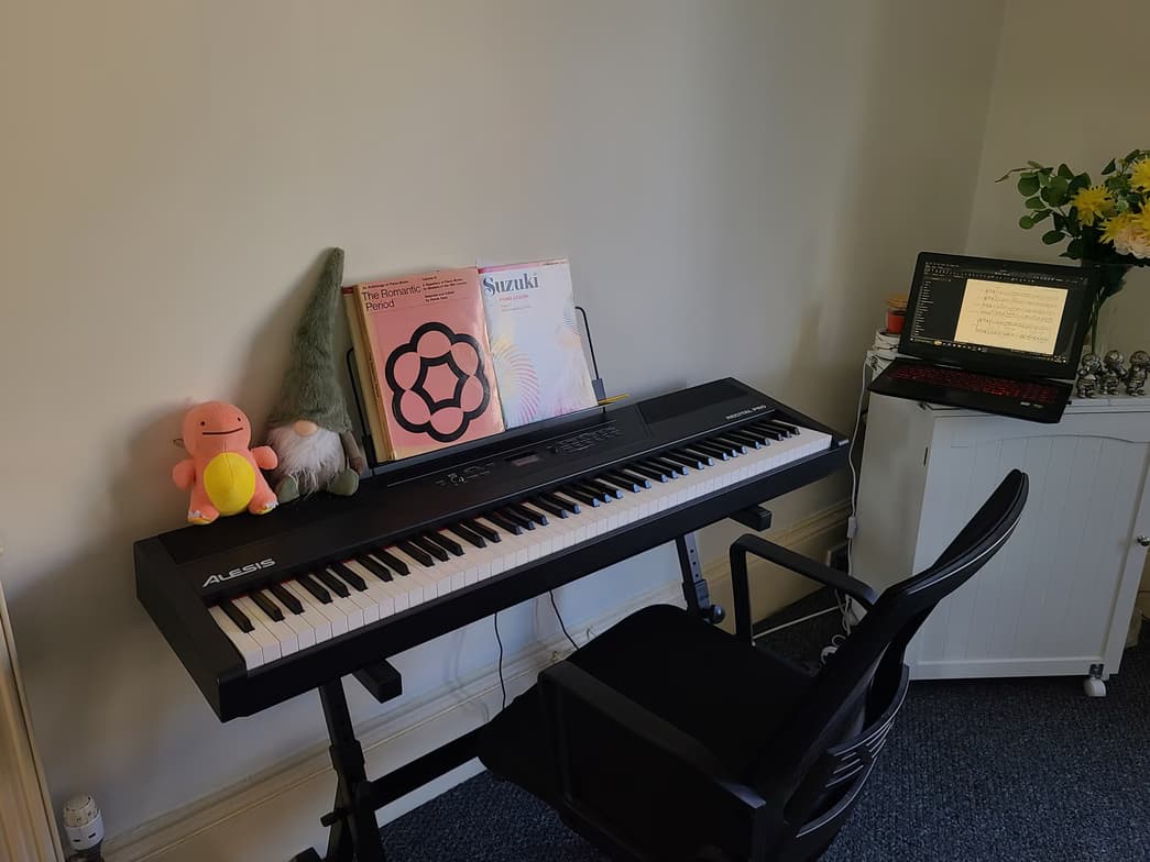 Teaching setup of Jonah for private tutoring 