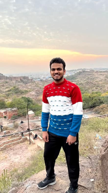 Travel snapshot of Tushar  during a trip 