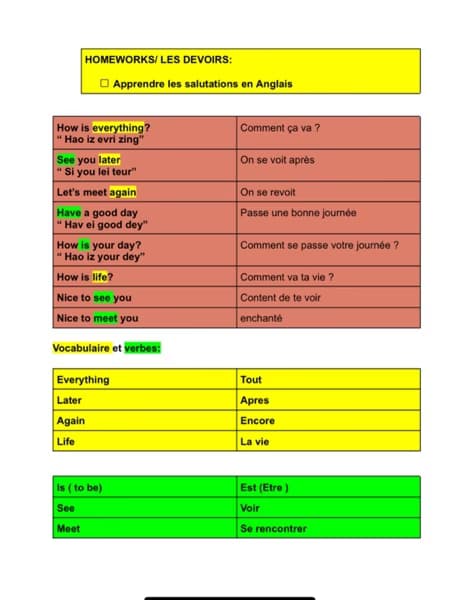 Live performance with English by Maarie