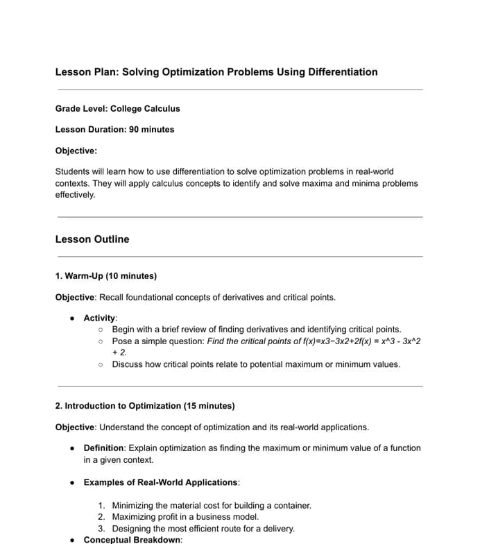 Mathematics learning materials by Randy 