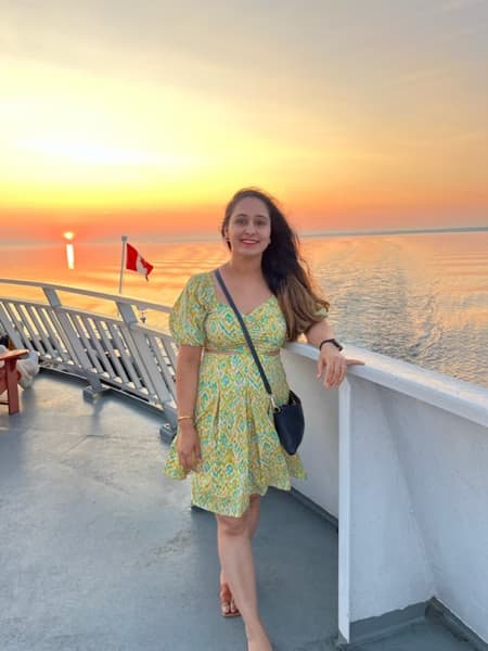 Travel snapshot of Kajal during a trip 