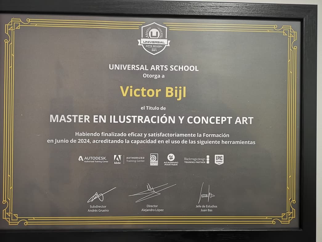 Verified degree or teaching certification of Victor 