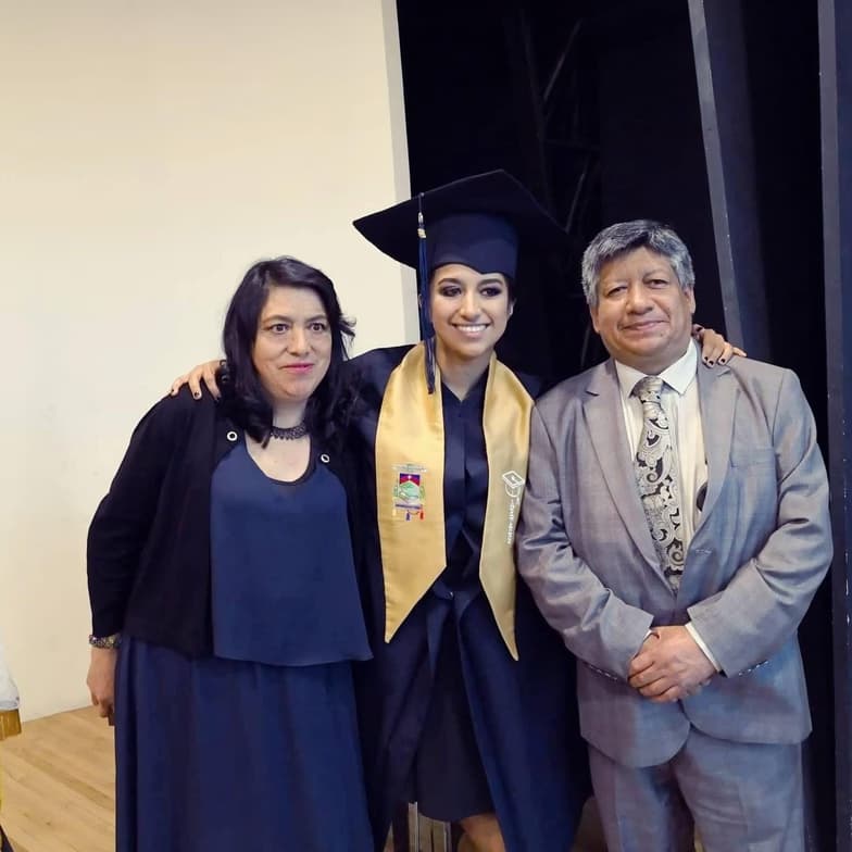 Graduation ceremony photo of Jessica 