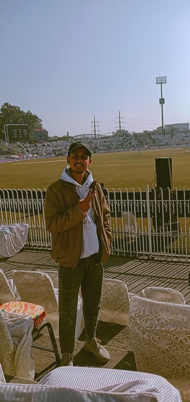 Travel snapshot of Muhammad during a trip