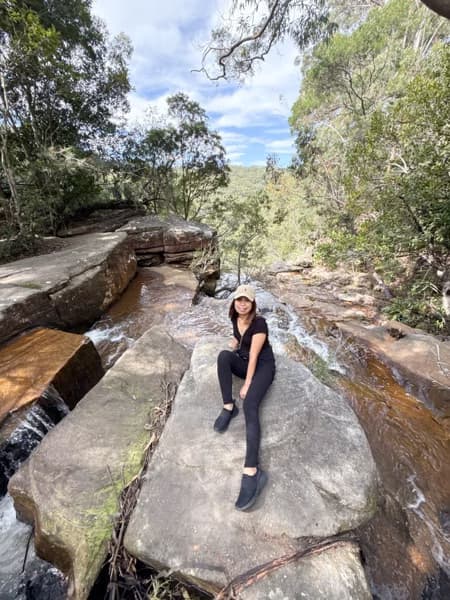 Sharmaineenjoying a hobby outside teaching 