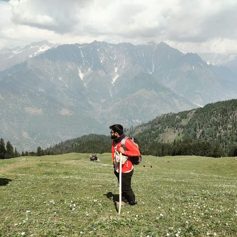 Travel snapshot of Renish during a trip