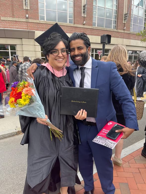 Graduation ceremony photo of Jimena